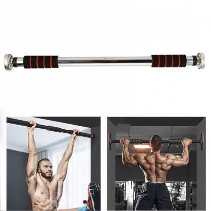 Pull Up Bars For Home Workout Chin Up Bar Gym Accessories for Men Door Way Adjustable Hanging Rod (62-100cm) Anti-skid Grip Strength Training Exercise Bar Pullup Bar