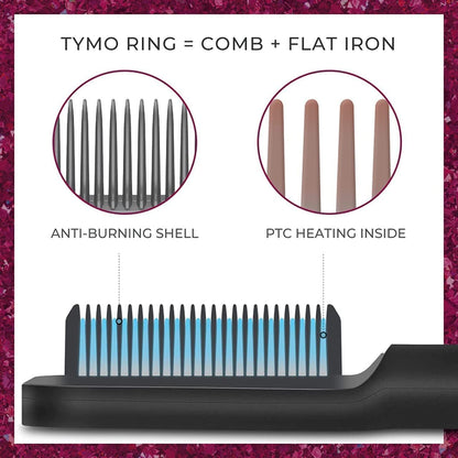 Electric Hair Straightening Comb Brush | Fast Heating Anti-Frizz Hair Styler for Smooth & Silky Hair For Men & Women