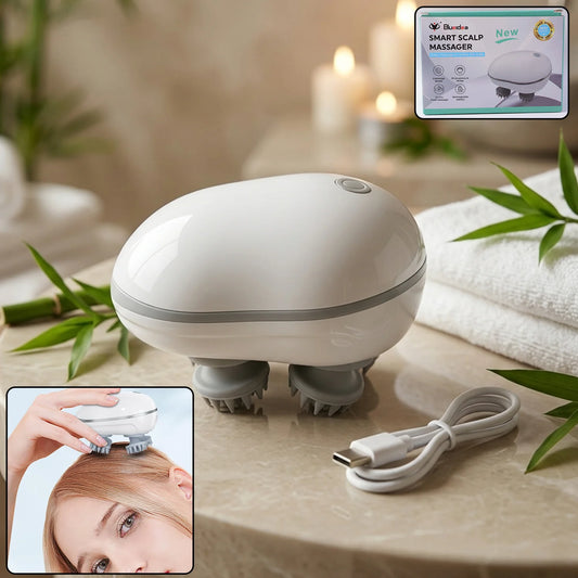 Smart electric scalp massager