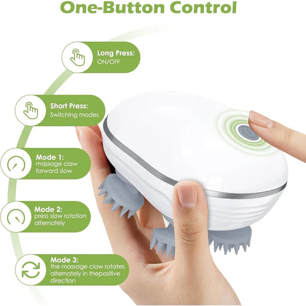 Smart electric scalp massager
