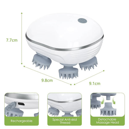 Smart electric scalp massager