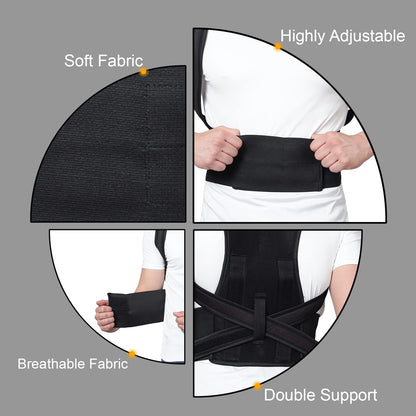 Magnetic Back Brace Posture Corrector unisex Belt Free Size